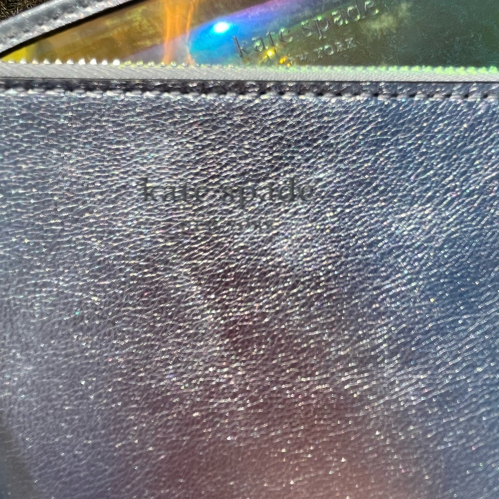 EUC Kate Spade Trio of Iridescent Pouches - Picture 3 of 12